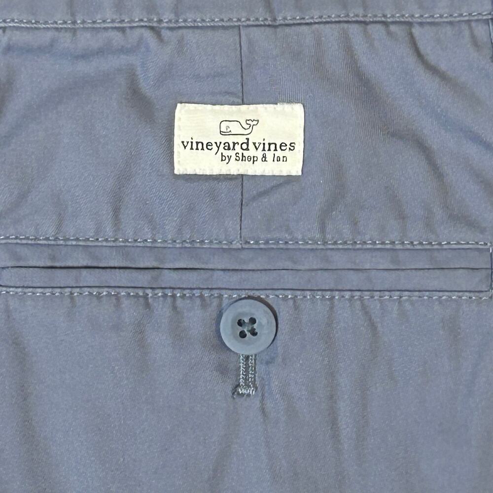 Vineyard Vines men's blue embroidered logo cotton shorts size 32 X 7 - Picture 3 of 7